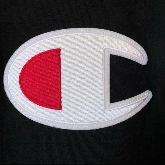 Vintage Champion Shirt Womens Large Embroidered Patch Logo Streetwear Y2K Retro - Picture 2 of 7